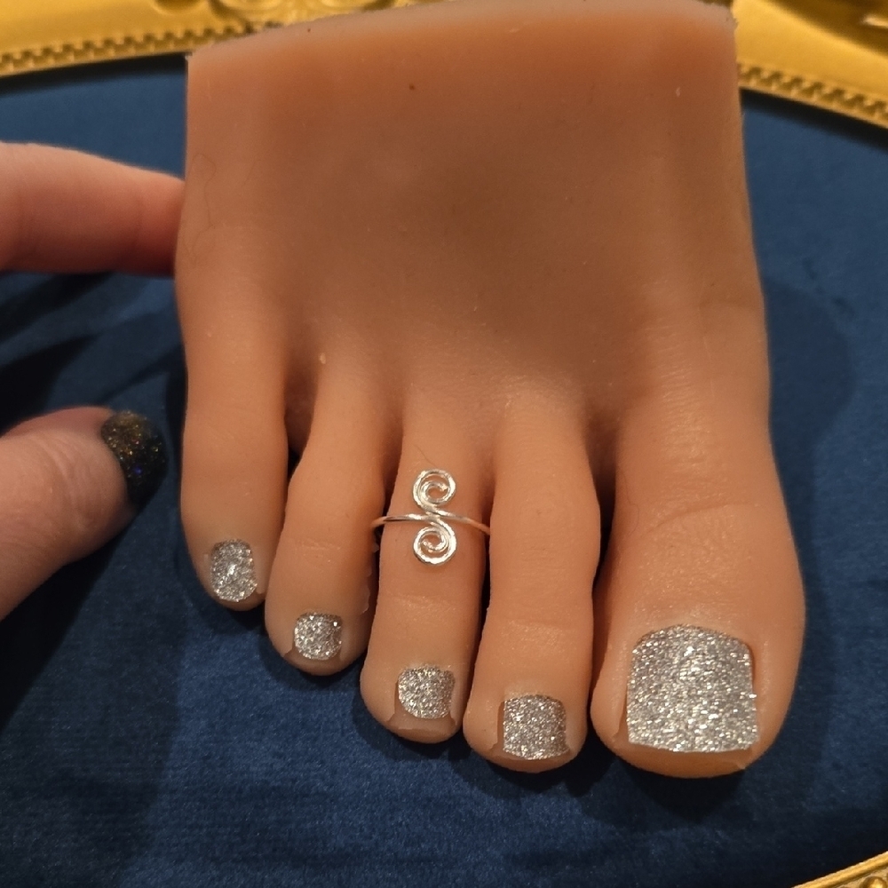 Sterling Silver Toe Ring Brand New In Box